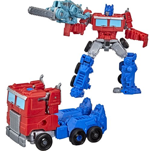 Transformers Rise of the Beasts Beast Weaponizer Optimus Prime with Chainclaw
