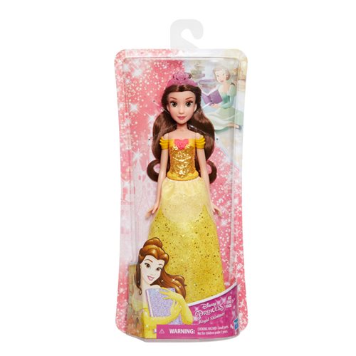 Disney Princess Royal Shimmer Belle Doll with Tiara