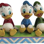 Disney Traditions Huey, Dewey, and Louie Sitting Terrific Trio by Jim Shore Statue