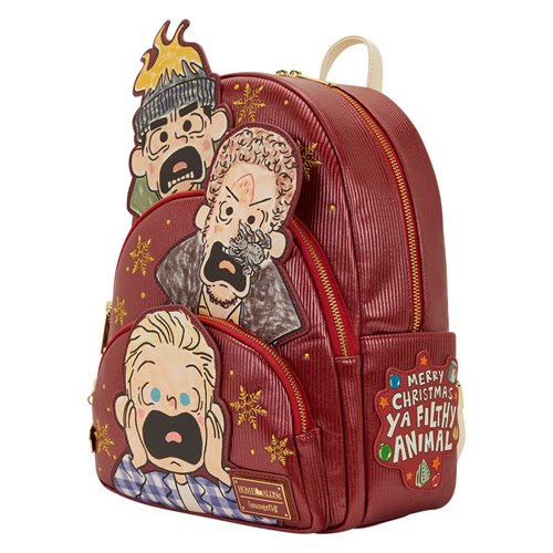 Home Alone Triple Pocket Mid-Size Backpack
