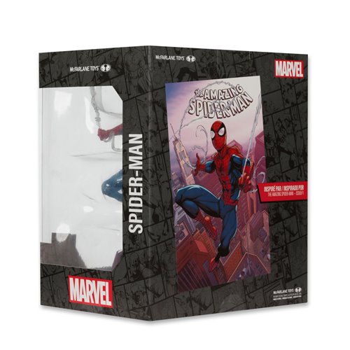 Marvel Wave 4 Spider-Man The Amazing Spider-Man #1 1:10 Scale Posed Figure with Scene