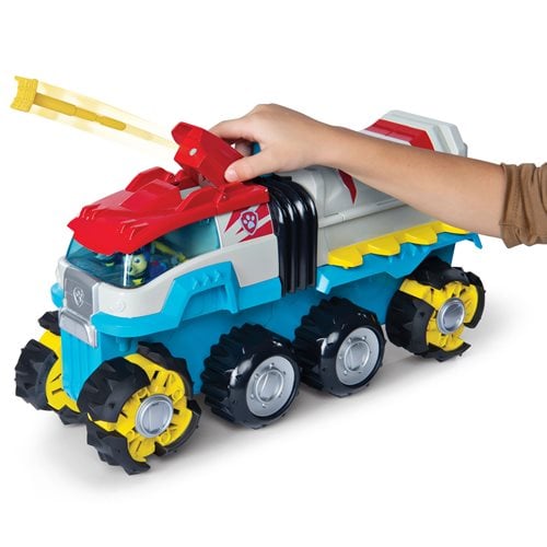 PAW Patrol Dino Rescue Dino Patroller Motorized Team Vehicle with Chase and T-Rex Figure
