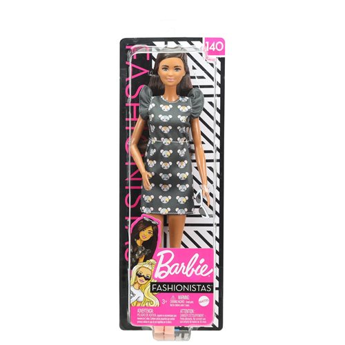 Barbie Fashionistas Doll #140 with Long Brunette Hair