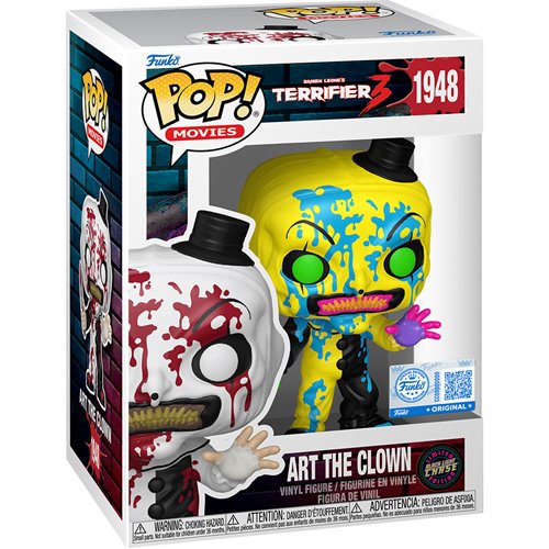 Terrifier 3 Art the Clown Bloody Funko Pop! Vinyl Figure #1948 - Entertainment Earth Exclusive