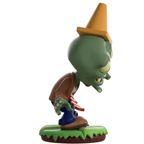 Plant Vs Zombies Collection Conehead Zombie Vinyl Figure #3