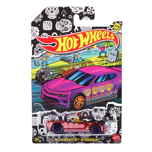 Hot Wheels Halloween Day of The Dead 2021 Vehicle Case