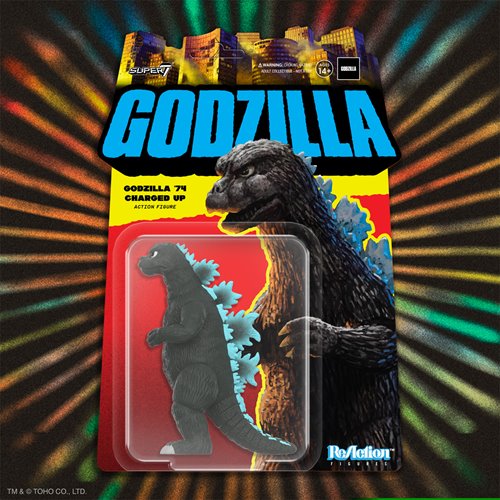 Godzilla 1974 Charged Up 3 3/4-Inch ReAction Figure