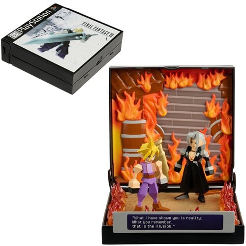Console Heroes Sony PlayStation Final Fantasy VII (Nibelheim) Diorama Playset