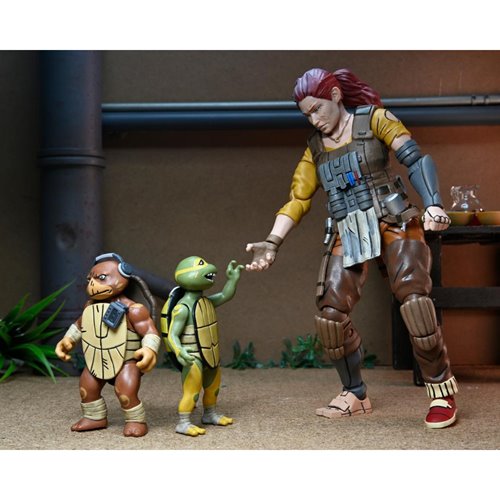 Teenage Mutant Ninja Turtles The Last Ronin The Lost Years Grammy April with Baby Yi & Moja 7-Inch S