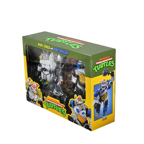 Teenage Mutant Ninja Turtles (1987 Cartoon) Robo Tokka and Rahzar 7-Inch Scale Action Figure 2-Pack