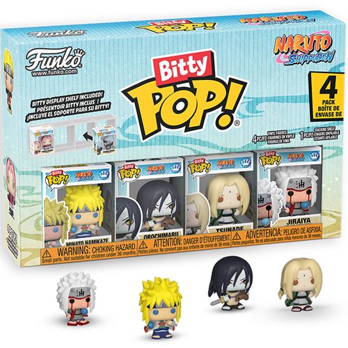 Naruto: Shippuden Team 2 Funko Bitty Pop! Mini-Figure 4-Pack