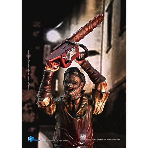 Texas Chainsaw Massacre 2003 Leatherface Slaughter Version Exquisite Mini 1:18 Action Figure - Previews Exclusive