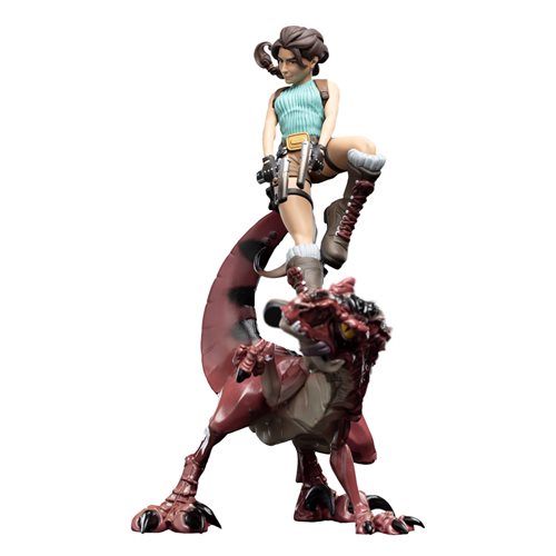 Tomb Raider Lara Croft and Raptor Mini Epics Vinyl Figure
