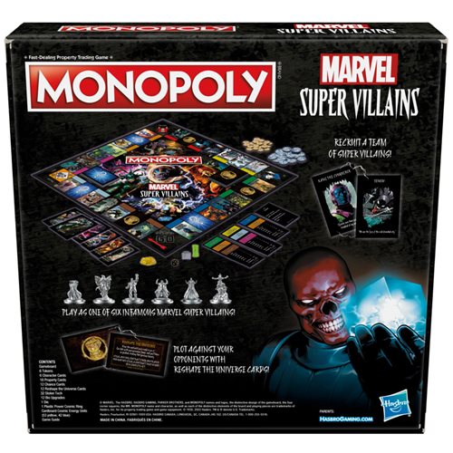 Marvel Super Villains Edition Monopoly Board Game