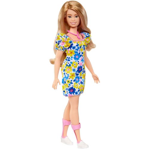 Barbie Fashionista Doll #208 with Floral Babydoll Dress