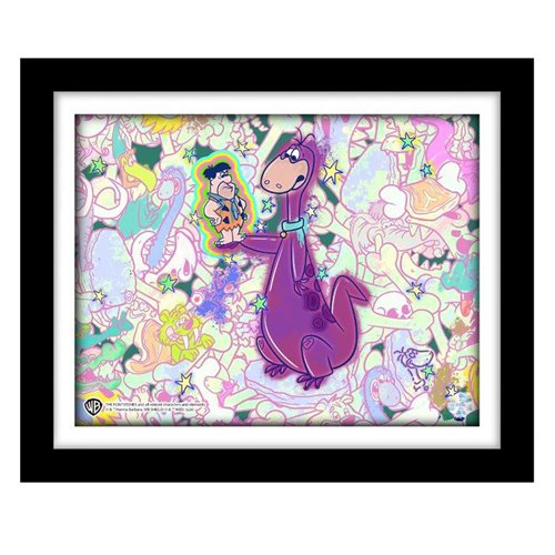 The Flintstones Itty Bitty Fred #1101 Animation Cel Artist Edition Framed Art Print