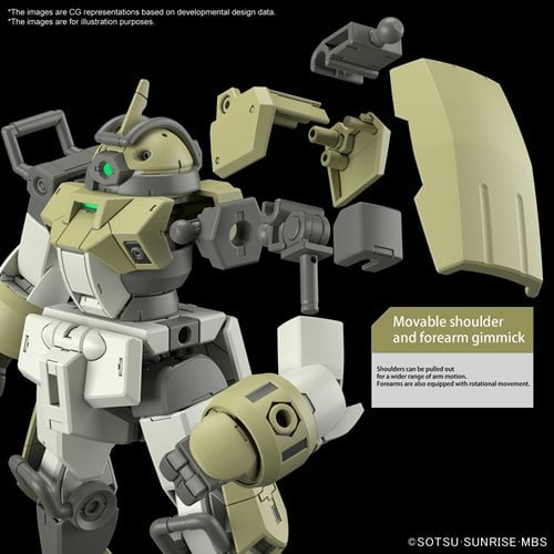 Mobile Suit Gundam: The Witch from Mercury Character B's Demi Trainer High Grade 1:144 Scale Model K