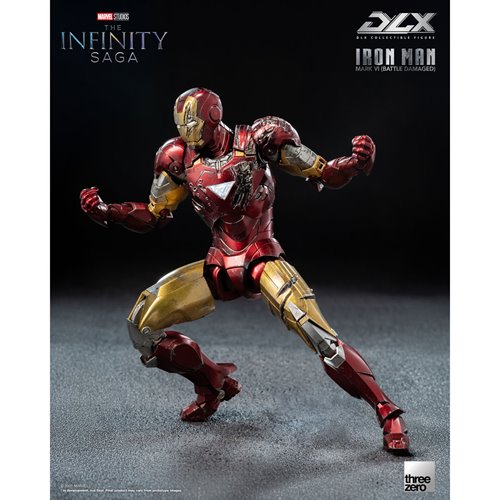 Marvel Studios: The Infinity Saga Iron Man Mark 6 Battle Damaged DLX Action Figure