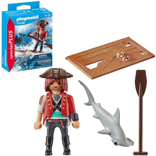 Playmobil 70598 Pirate with Raft Special Plus Figure