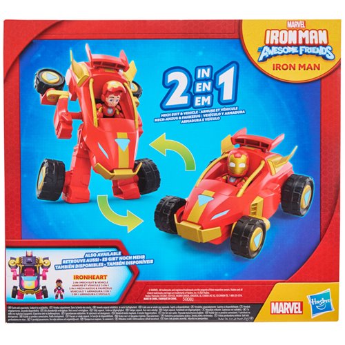 Iron Man and his Awesome Friends 2-In-1 Mech Suit & Vehicle