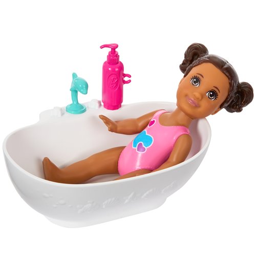 Barbie Family & Friends Bath Playset and Doll