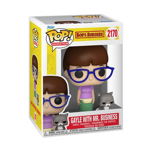 Bobs Burgers Gayle with Mr. Business Funko Pop! Vinyl Figure and Buddy #2170
