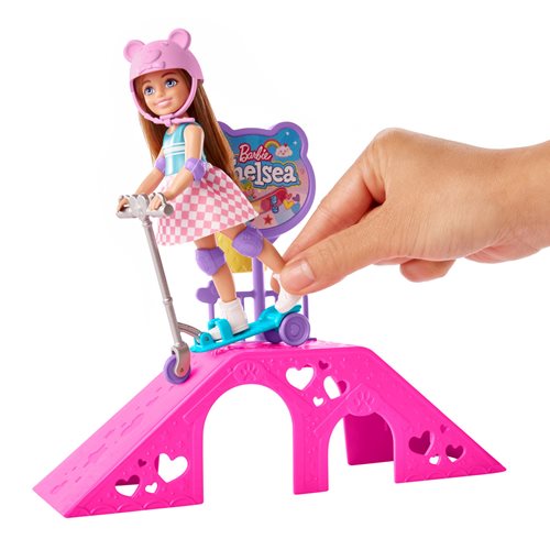 Barbie Chelsea Doll and Skatepark Playset