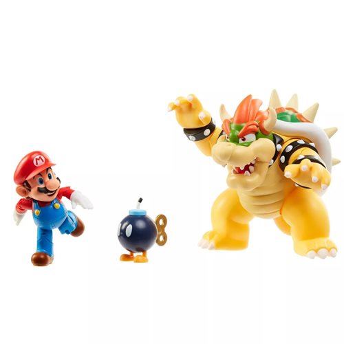 Nintendo Mario vs. Bowser Diorama Wave 1 Playset