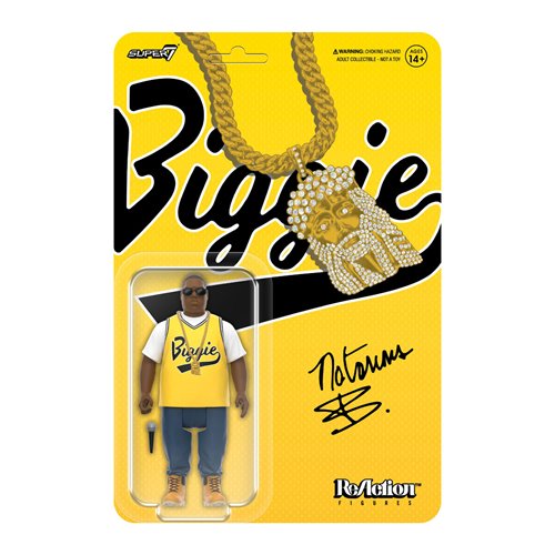 The Notorious B.I.G. (Yellow Jersey) 3 3/4-Inch ReAction Figure