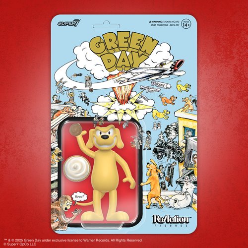 Green Day 3 3/4-Inch Dookie Dog ReAction Figure