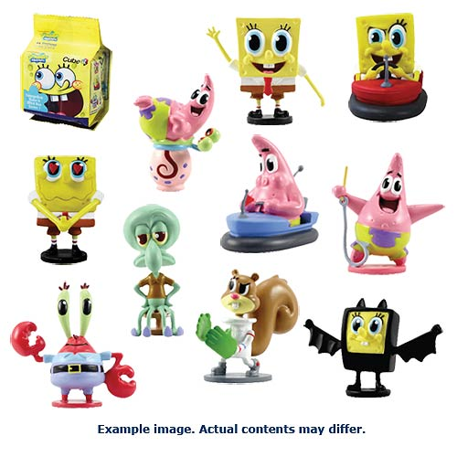 Sponge Bob Square Pants 4 Types of Figures 