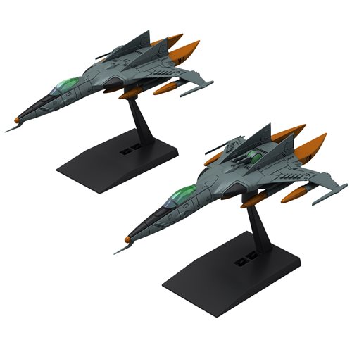 Be Forever Yamato: Rebel 3199 Type 1 Space Fighter Attack Craft Cosmo Tiger II Mecha Collection DX Model Kit Set of 2