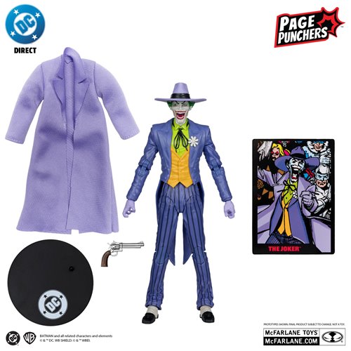 DC Direct Page Punchers Wave 10 Revision 1 7-Inch Scale Action Figure with Comic Book Case of 3