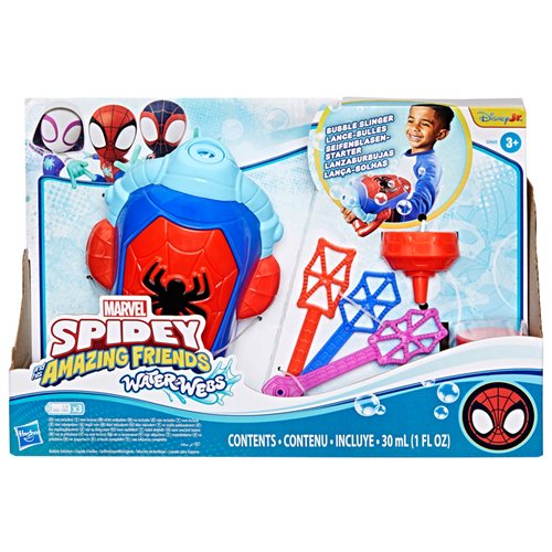 Spidey and His Amazing Friends Water-Webs Electronic Bubble Slinger