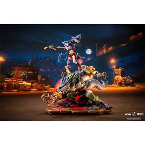 2XKO Jinx and Warwick 1:10 Scale Resin Statue
