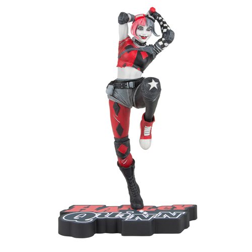 Harley Quinn Red White and Black by Derrick Chew Statue