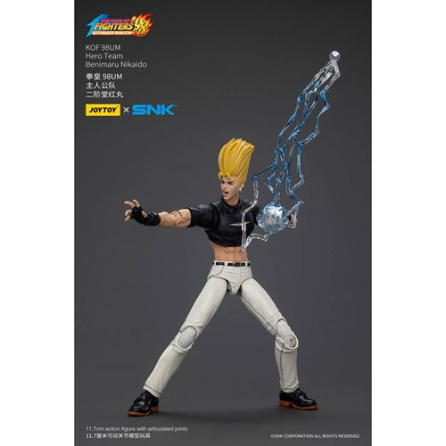 Joy Toy The King of Fighters '98 Ultimate Match Hero Team Benimaru Nikaido 1:18 Scale Action Figure