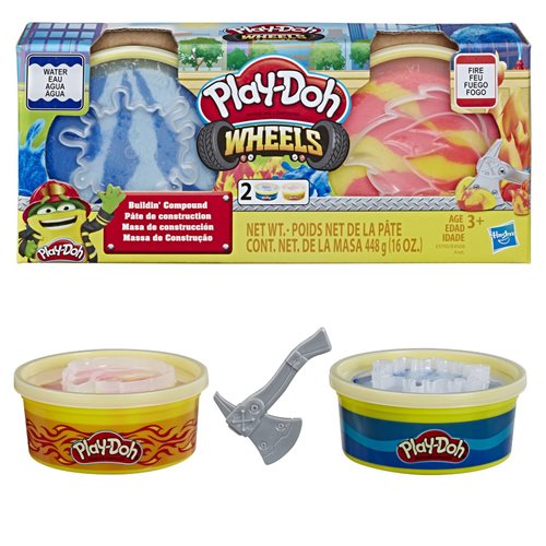 Play-Doh Wheels Fire N Water Building Compound Packs