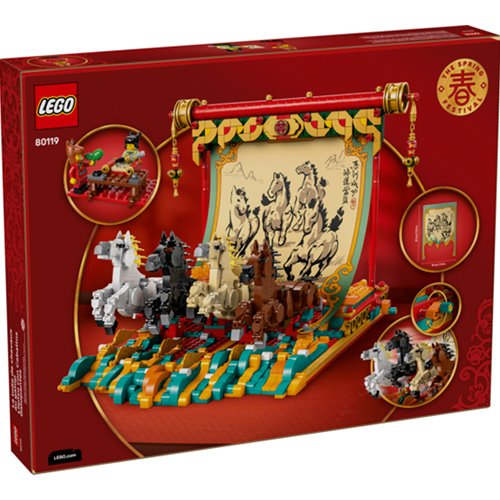 LEGO 80119 The Spring Festival Galloping Horses Canvas