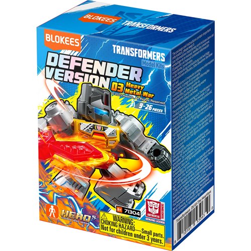 Transformers Defender Version 03 The Heartless Blokees Mini Model Kit Display of 12
