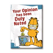 Garfield Opinion Flat Magnet