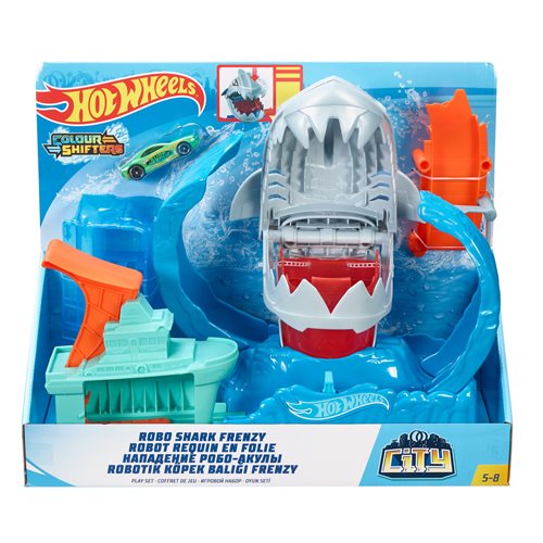 Hot Wheels Robo Shark Frenzy Playset
