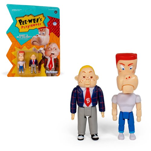 Pee-wee's Playhouse Randy and Billy Baloney 3 3/4-Inch ReAction Figures