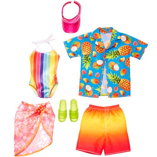 Barbie and Ken Tropical Vacation Fashion 2-Pack