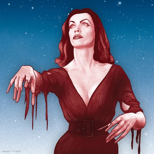 Vampira (Plan 9 Grayscale) 3 3/4-Inch ReAction Figure