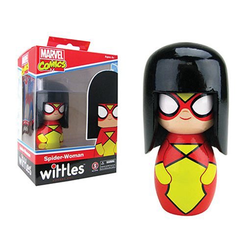 Spider-Woman Wittles Wooden Doll