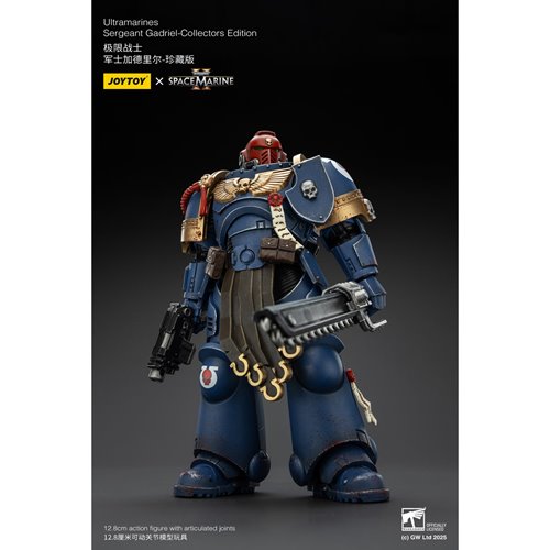 Joy Toy Warhammer Space Marine II Ultramarines Sergeant Gadriel Collectors Edition 1:18 Scale Action