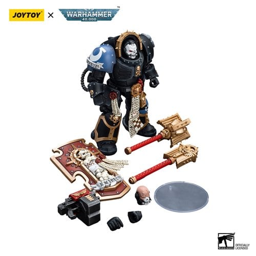 Joy Toy Warhammer 40,000 Ultramarine Chaplain in Terminator Armor 1:18 Scale Action Figure