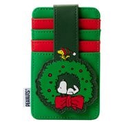 Peanuts Snoopy and Woodstock Christmas Wreath Cardholder