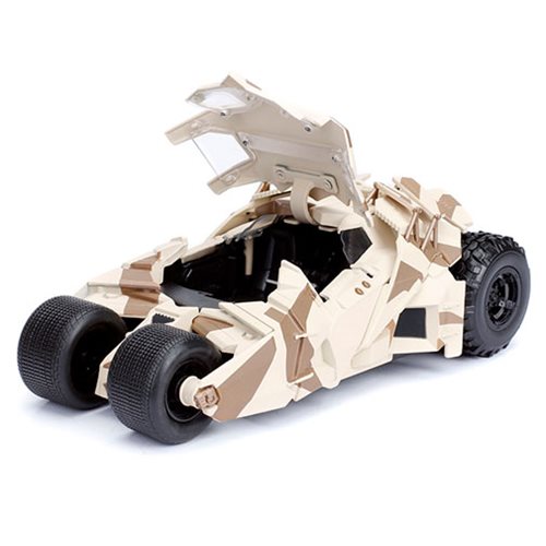 Batman Dark Knight Rises Tumbler Batmobile 1:24 Scale Die-Cast Metal Vehicle with Batman Mini-Figure